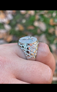 New 925 <b>Silver</b> 9K/10K/14K/18K Gold <b>Ring</b> Moissanite Diamond <b>Cross</b> <b>Ring</b> Fashion Jewelry Engagement <b>Ring</b> For Unisex - Product Image 4
