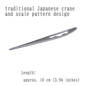 Palillos Wagashi de Calidad Excepcional con Diseños Tradicionales – 4 Palillos de Acero Inoxidable para Decoración de Mesas Japonesas - Product Image 5