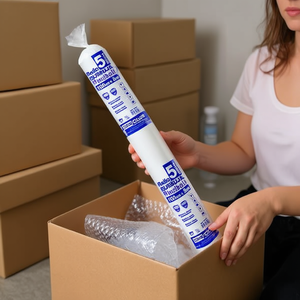 Rollo de Papel de Espuma Protector de 100CM*5M, Película de Burbujas de Aire Hecha de Material Plástico Amortiguador para Envío y Almacenamiento - Product Image 3