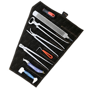 Kit d'outils de maréchal-ferrant 7 pièces pince à ongles pour sabot de 15 ", pneu de cheval de selle, extracteur d'ongles, couteau à sabot, outil de cueilleur et de râpe pour chevaux - Product Image 1