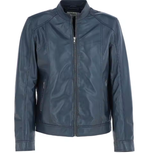 Chaqueta Casual para Hombre ARZINEN INDUSTRY TA-BJ-01, de Cuero Vacuno Genuino, con Lona Repujada, Acolchada, Calefactable y Forro Transpirable de Poliéster - Product Image 3