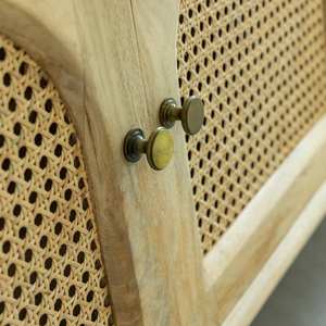 Meuble TV Vandana Vertex Vista en bois de manguier et cannage - Product Image 3