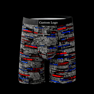 Wholesale Men's Printed Beaded <b>Boxer</b> Briefs Breathable Soft Underwear OEM ODM Private Label Wholesale Manufacturer - Product Image 5