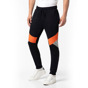 Pantalon de jogging uni texturé piqué pour homme, mélange coton et polyester, motif nid d'abeille, pantalon décontracté - Product Image 2