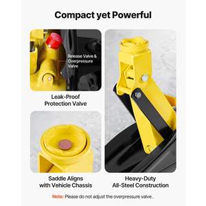 Gato Hidráulico de Acero de 2 Toneladas (4400 Libras) para Carreras, de Perfil Bajo, con Pistón Único, Elevación Rápida, para Vehículos Compactos y SUV - Product Image 4