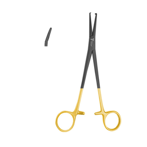 Quality Phaneuf Uterine Artery Forceps Curved 8" Black/Gold Micro Vascular & Plastic surgery German Steel Surgical <b>Instruments</b> - Product Image 1