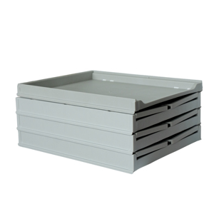 Korean Style Plastic Storage <b>Drawers</b> Three-Layer Injection Molded Clothing Tableware Organizer Cabinet for Living Room - Product Image 2