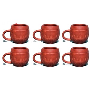 Juego de Tazas de Té de Terracota Ecológicas de Lujo Hechas a Mano para Uso en Cafeterías - Product Image 2