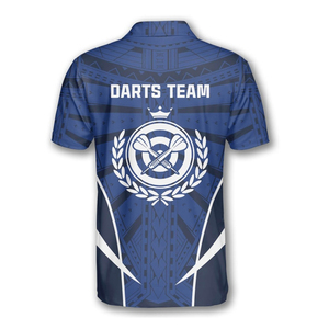 เสื้อโปโลสั่งทำขายส่ง แบบซับลิเมชั่น ระบายอากาศได้ดี สำหรับผู้ชายและผู้หญิง เหมาะสำหรับกอล์ฟ กีฬา  พร้อมสกรีนโลโก้ ชุดยูนิฟอร์มทีม - Product Image 4