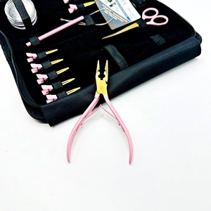 Kit de Pinzas para Extensiones de Cabello de Acero Inoxidable Personalizadas para Estudiantes - Herramientas Esenciales de Precisión y Calidad al por Mayor - Product Image 3