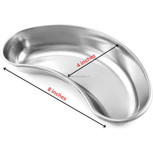 Bandeja Quirúrgica Manual de 8 Pulgadas para Riñón, de Acero Inoxidable, con Bordes Redondeados, Autoclavable, Grado Médico, Proveedor Mayorista OEM ODM - Product Image 6