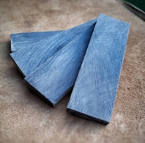 Plaquettes de manche de couteau en corne de buffle noire, matériau pour la fabrication de couteaux DIY - Product Image 3