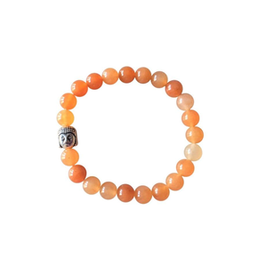 High Quality Red aventurine Beads Buddha <b>Bracelet</b> Romantic Gift Fashion Charm Jewelry for Men Women Energy Meditation - Product Image 1