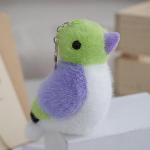 Toucan Plush Stuffed Doll Keychain Cute Simulation Parrot <b>Little</b> Bird Pendant <b>Backpack</b> Charm Toys Key Chain Accessories - Product Image 4