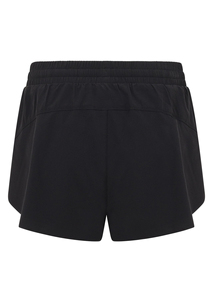 Shorts de sport taille haute pour femme, grande taille, coupe classique, pour yoga et fitness, séchage rapide, écologiques, pour l'été - Product Image 3