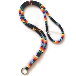 Colorful Bohemian Beaded <b>Lanyard</b> for ID Cards Fashionable Women Neck Strap At Cheap Price - Product Image 1