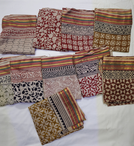 Wholesale Hand Block <b>Print</b> Floral Sarong Silk Border Indian 100% Soft Cotton Beach Wrap Boho Pareo Cover Handmade <b>Extra</b> <b>Large</b> 1 - Product Image 4