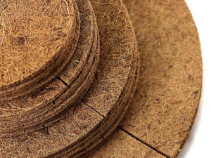 Eco2go Vietnam Premium Coir Fiber Tree Ring - Manta Antihierbas de Fibra de Coco de Alta Resistencia con Revestimiento Plástico Ecológico Moderno para Interiores y Exteriores - Product Image 5
