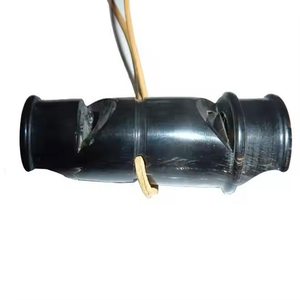 New Arrival Buffalo Horn Whistle Black With <b>Leather</b> <b>Lanyard</b> Bone Crafted Whistle Cheap Bone Small Whistle Indian Supplier - Product Image 3