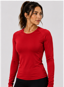 Chemisier de base médical extensible à col en V et manches longues pour femme, uniforme d'infirmière, tenue de travail hospitalière - Product Image 6