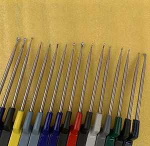 Salaar Industry - Juego de 16 Piezas de Curetas de Bayoneta Codman para Microdiscectomía y Cirugía de Columna Cervical, Instrumentos de Neurocirugía con Certificación CE - Product Image 2
