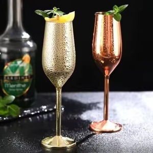 Restaurant Quality Metal <b>Goblet</b> Stainless Steel <b>Wine</b> Cup for Hospitality and Catering Supplies - Product Image 4
