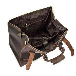 Mochila de Viaje Multifuncional de Cuero Genuino 3 en 1 Convertible, Bolsa de Gimnasio con Cierre, Impermeable, para Deportes al Aire Libre, OEM al por Mayor - Product Image 4