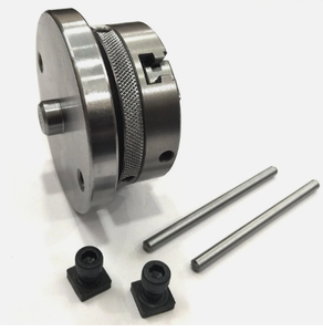 Mesa Rotatoria Inclinable de 4 Pulgadas (100 mm) con Mandril de 3 Mordazas de 65 mm y Placa Trasera para Fresadora - Product Image 3