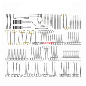 Juego de Instrumentos Quirúrgicos para Laparotomía Abdominal Básica, Kit Completo de Cirugía General para Procedimientos de Emergencia en Quirófano - Product Image 5