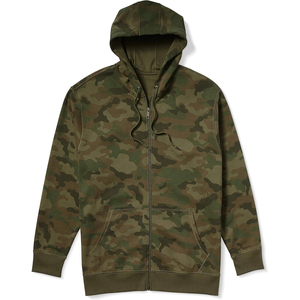 Sudadera con Capucha de Camuflaje para Hombre, Corte Regular, Estilo Casual para Otoño, Diseño con Bolsillos, Material de Forro Polar - Product Image 2