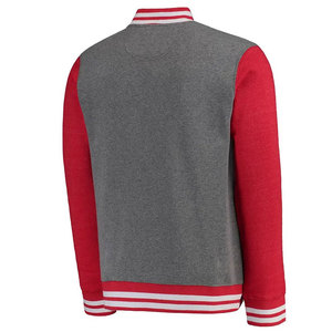 Chaqueta Universitaria Personalizada de Béisbol para Hombre, Chaqueta Varsity con Cuerpo de Lana y Mangas de Cuero Genuino, Chaqueta Universitaria con Logotipo Bordado - Product Image 5