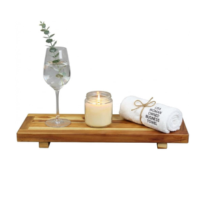 Wholesale Acacia Wooden <b>Bath</b> <b>Tray</b> for Tub Caddy for Bathtub Nice Price from Vietnam Factory - Product Image 2