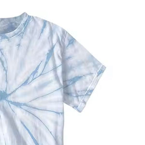 Prix de gros, t-shirts tie-dye respirants de haute qualité pour hommes, manches courtes, vêtements décontractés d'été, t-shirts tie-dye pour hommes - Product Image 5
