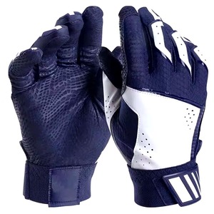 2026 High Quality Custom Color Baseball Batting Gloves Full Finger Breathable Leather Material - Product Image 1