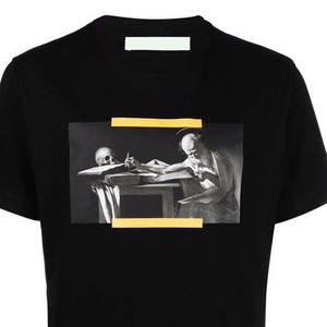 เสื้อยืดโอเวอร์ไซส์พิมพ์ลายสกรีนผ้าแคนวาสสั่งทำขายส่งสำหรับผู้ชาย ผ้าโพลีเอสเตอร์คอตตอนพรีเมียม แขนสั้น กันยับ ใส่สบายสำหรับฤดูร้อน น้ำหนัก 380 กรัม - Product Image 6
