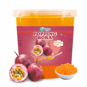 Bolas de Jugo de Maracuyá Explosivas (Popping Boba) para Té de Burbujas, Ingredientes para Té de Frutas, Fabricante Mayorista - Product Image 1