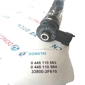 New Diesel Common Rail Injector 0445110583 0445110584 Fuel Injector 338002F610 33800-2F6100 for Hyundai D4HB D4HA <b>Engine</b> - Product Image 1