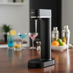 SUDEX OEM ODM HR-185 Machine à eau gazeuse en ABS/POM avec bouteille PET de 1L, certifiée LFGB, emballage en boîte cadeau - Product Image 2