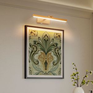 Applique murale LED moderne dorée de 16 pouces pour salle de bain, à intensité variable, avec fonction éclairage au-dessus du miroir - Product Image 3