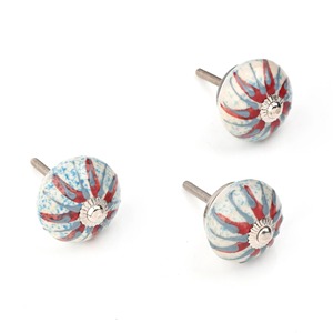 <b>ceramic</b> bedroom drawer <b>knobs</b> <b>Ceramic</b> Cabinet <b>Knobs</b> Round Handcrafted Plant Pattern Traditional Design <b>ceramic</b> <b>knobs</b> for door - Product Image 2