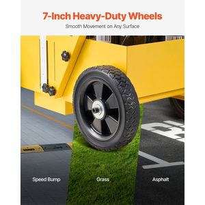 เครื่องทำเครื่องหมายบนถนน4ล้อสีเหลืองขนาด24x13x35.4 - Product Image 5