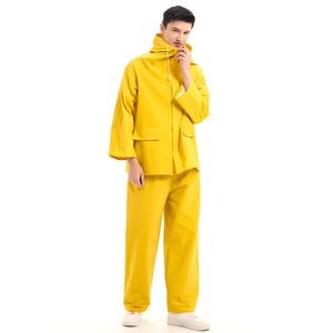 Custom Waterproof Breathable <b>Rain</b> Suit for Men & Women | CE Certified Polyester Rainwear | Hooded <b>Rain</b> <b>Jacket</b> & Pants Set - Product Image 5