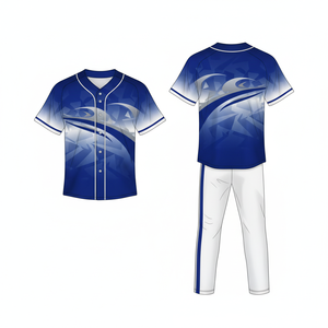 Ensemble uniforme de baseball et de softball personnalisé pour hommes, avec impression sur mesure, sublimation, vente en gros OEM - Product Image 6