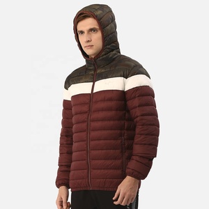 Veste d'hiver à capuche pour homme, nouvelle mode, personnalisée, élégante, rembourrée, à contraste, en duvet, chaude, épaisse, tailles M-XXL - Product Image 2