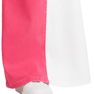 Custom Pink <b>Women</b> Wide Leg <b>Jeans</b> High Waist Loose Fit Denim Pants Casual Streetwear Fashion Trousers Trendy Baggy Style Apparel - Product Image 3