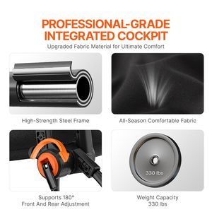 Logitech G923/G920/G29 Racing Wheel <b>Stand</b> Foldable Portable Steel Foot Pedal Angle Adjustable for Joysticks Game <b>Controllers</b> - Product Image 5