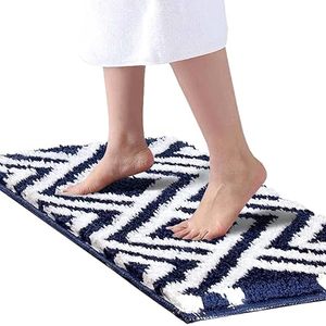 Tapis de salle de bain en polyester de luxe au design personnalisé, antidérapant, moelleux, pour le salon - Product Image 1