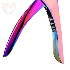 Cortauñas Profesional de Acero Inoxidable con Hoja Curva, Herramienta de Manicura para Arte de Uñas, Recortador de Puntas de Uñas Postizas, Cortador de Bordes Portátil - Product Image 3