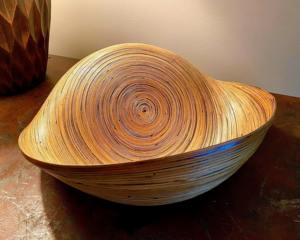 Bol à fruits en rotin élégant, fait main, personnalisable, de qualité assurée - Résistant au lave-vaisselle, rangement et décoration en une seule pièce - Product Image 6