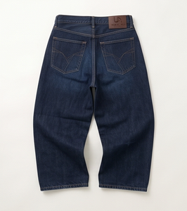 Jeans de Pierna Recta Azul Oscuro para Hombre, Cintura Alta, Desgastados, Rotos, de Mezclilla de Algodón, Corte Regular, Casuales, para Otoño - Product Image 2